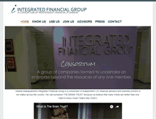 Tablet Screenshot of integrated-financial-group.com